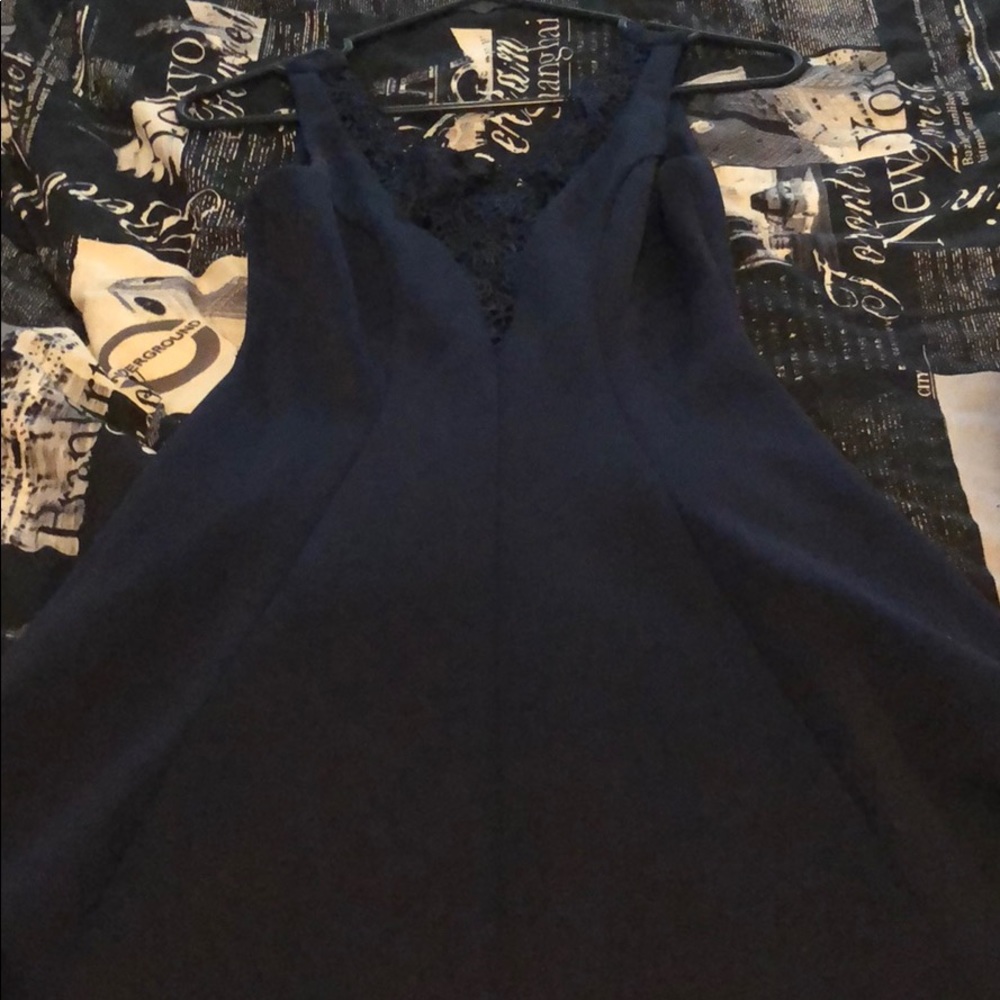 Navy blue dress